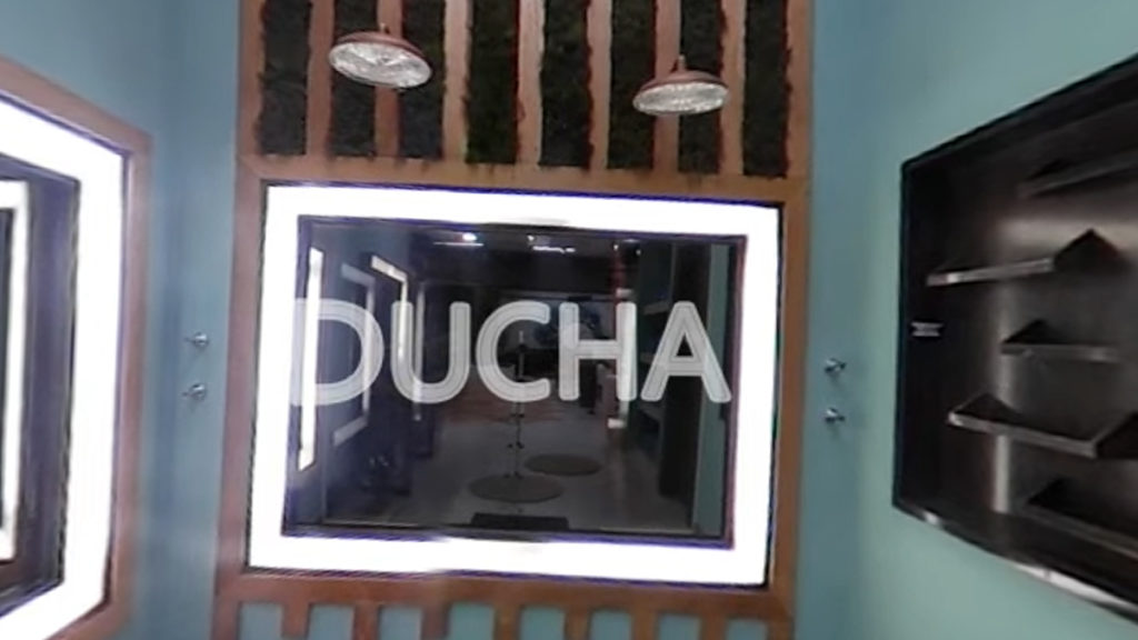 Ducha em A Fazenda 12