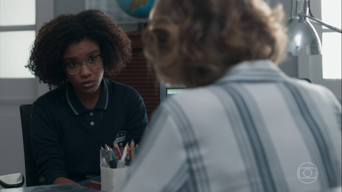 Ellen (Heslaine Vieira) e Malu (Daniela Galli) em Malhação