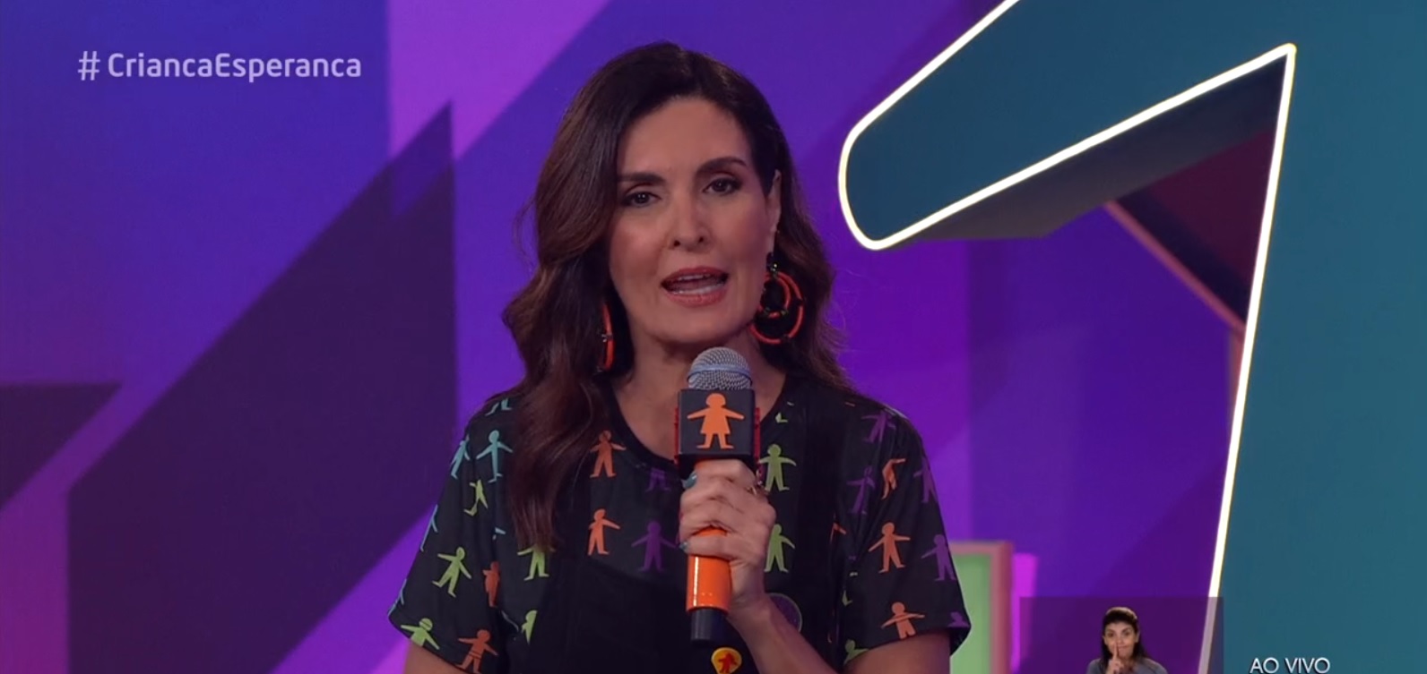 Fátima Bernardes no Criança Esperança