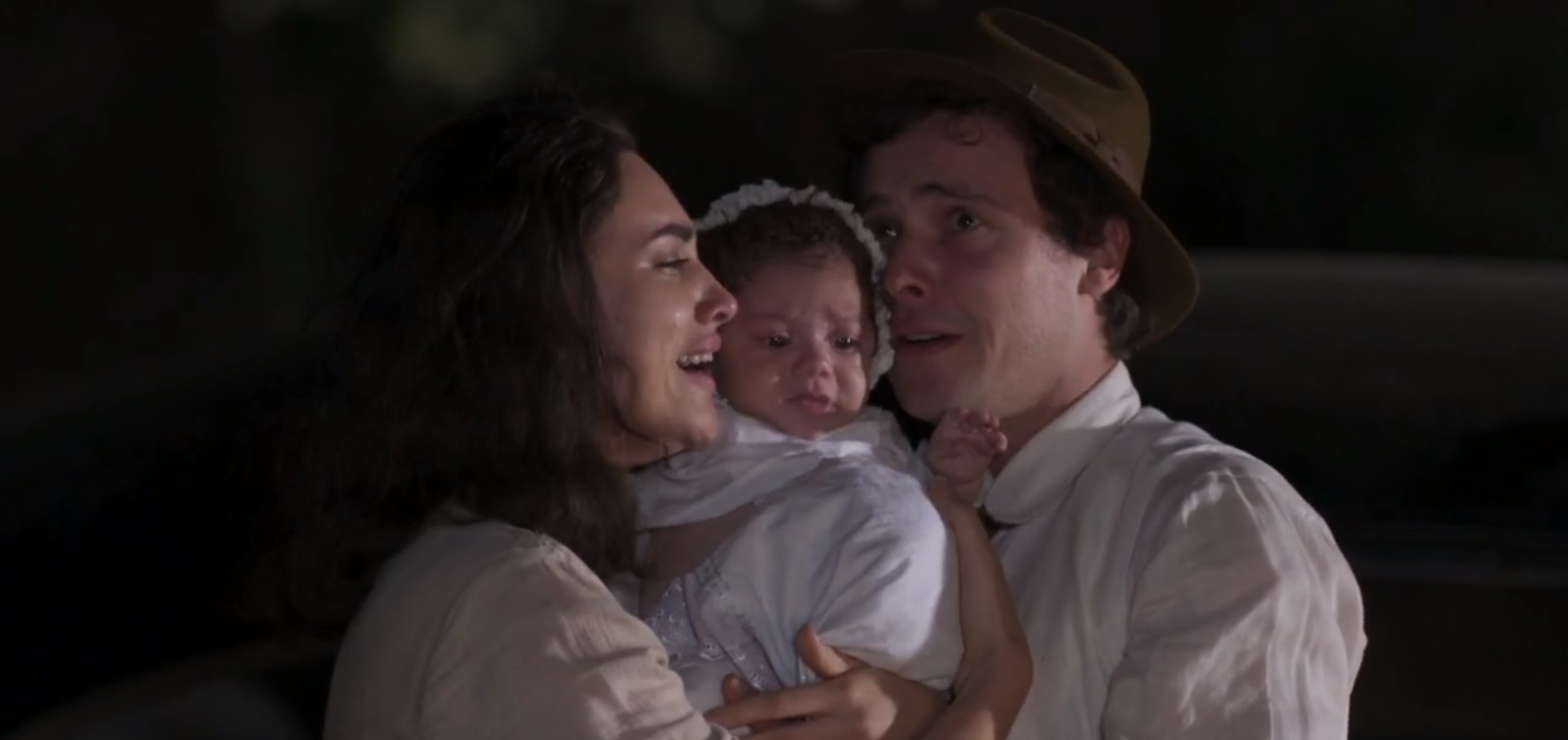 Filomena (Débora Nascimento) e Candinho (Sergio Guizé) de Êta Mundo Bom!