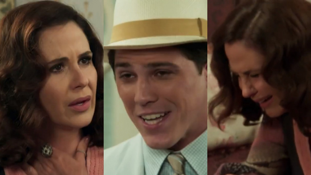 Ilde (Guilhermina Guinle) e Braz (Romulo Arantes Neto) de Êta Mundo Bom!