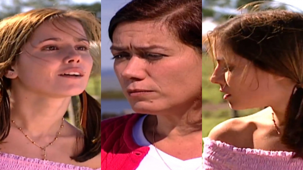 Íris (Deborah Secco) e Ingrid (Lilia Cabral) de Laços de Família