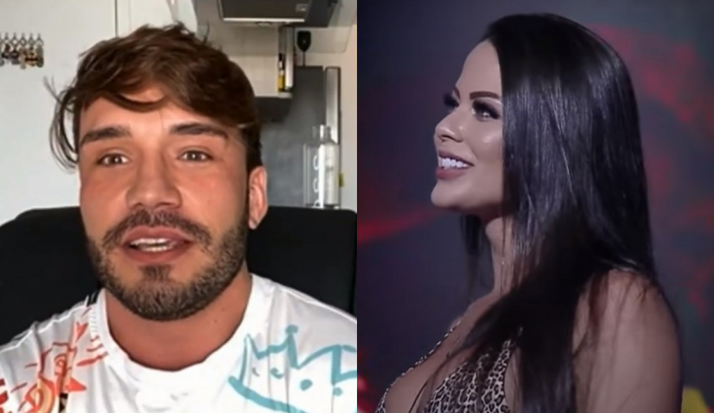 Lucas Viana e Victoria Villarim, participante de A Fazenda 12