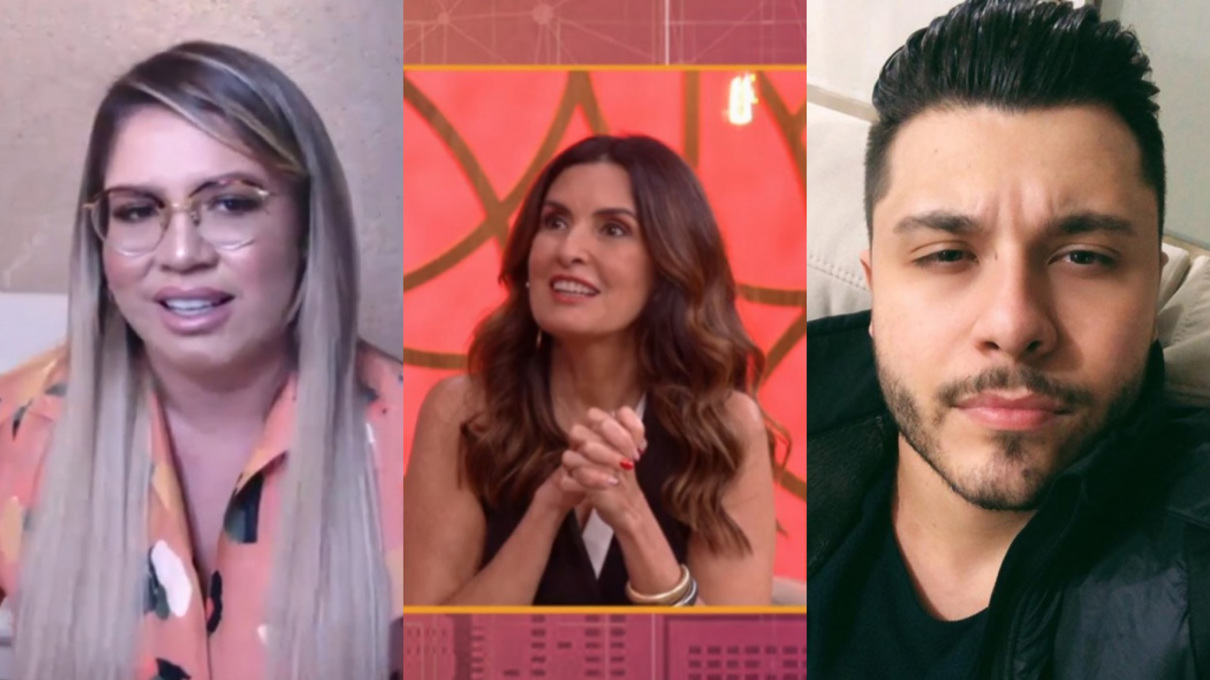 Marília Mendonça e Fátima Bernardes no Encontro, e Murilo Huff