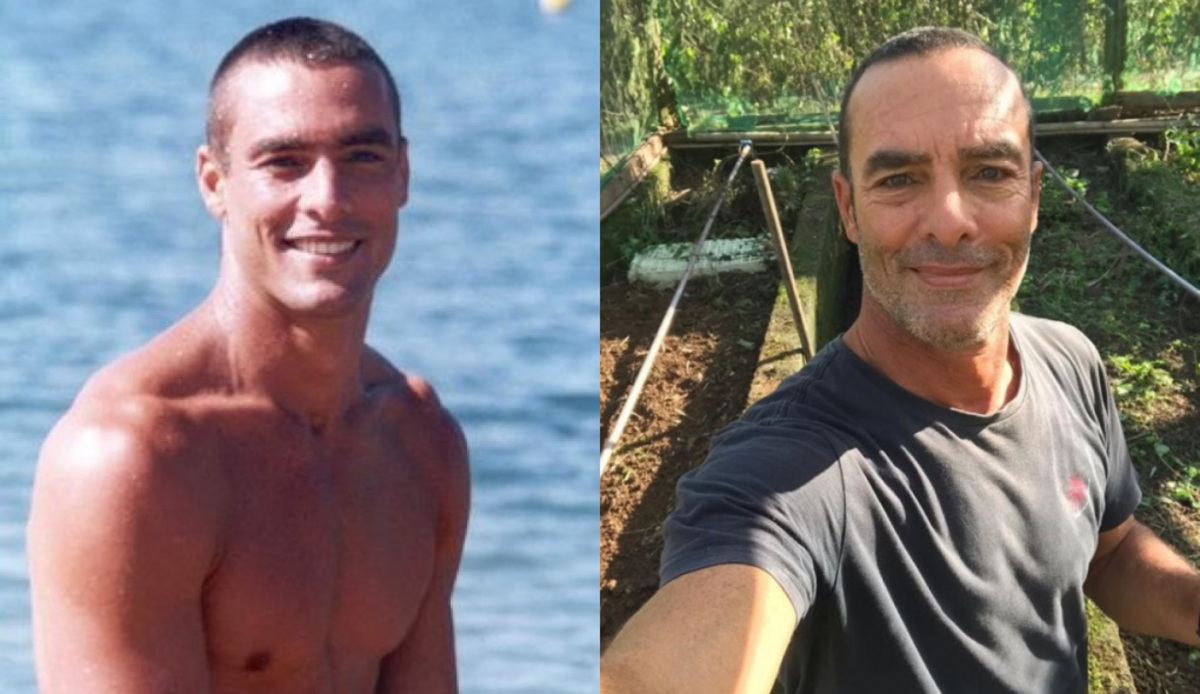 Paulo Zulu na época de Laços de Família e atualmente