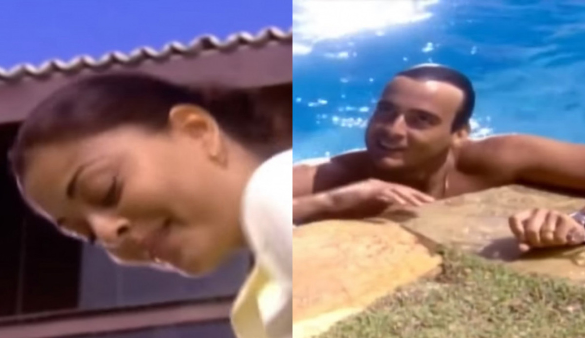 Ritinha (Juliana Paes) e Danilo (Alexandre Borges) de Laços de Família