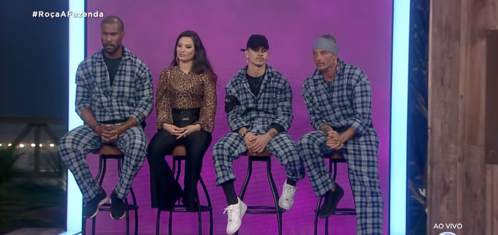 Rodrigo Moraes, Raissa Barbosa, Biel e Juliano Ceglia de A Fazenda