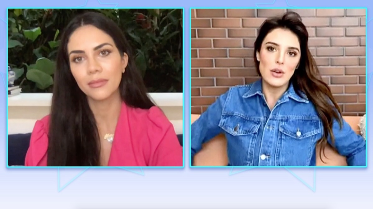 Daniela Albuquerquer entrevista Rafa Brites no Sensacional (Foto: Divulgação/RedeTV!)