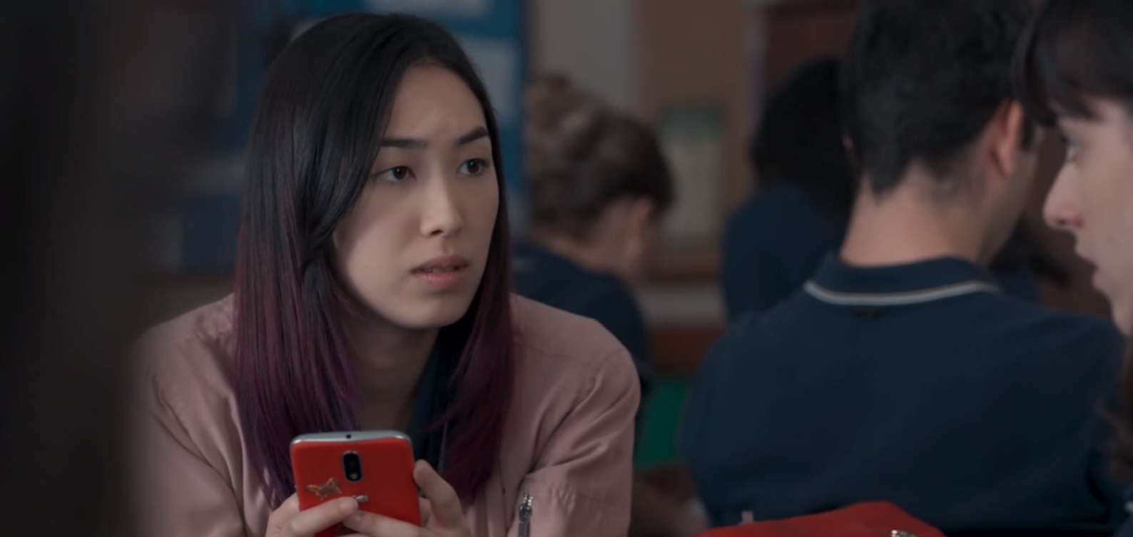 Tina (Ana Hikari) de Malhação - Viva a Diferença