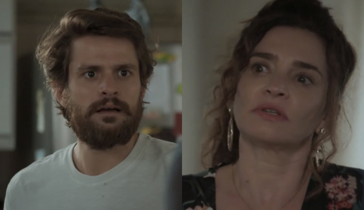 Vitor (Alejandro Claveaux) e Cândida (Gisele Fróes) de A Força do Querer