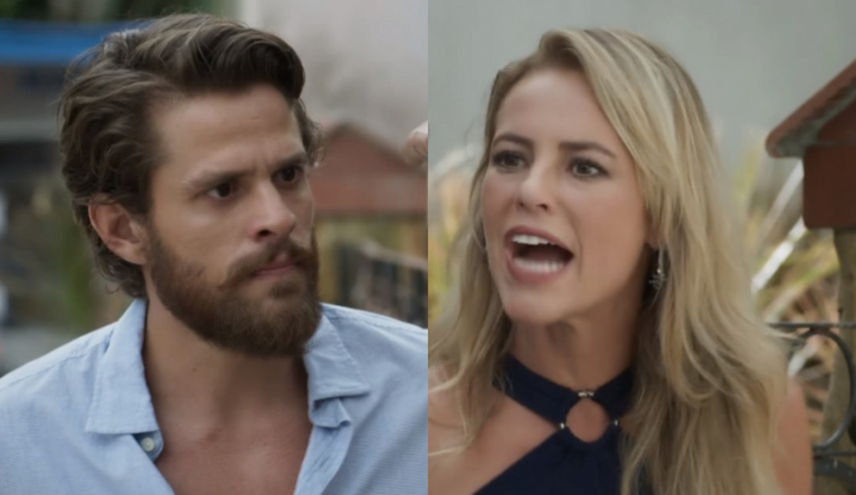 Vitor (Alejandro Claveaux) e Jeiza (Paolla Oliveira) de A Força do Querer