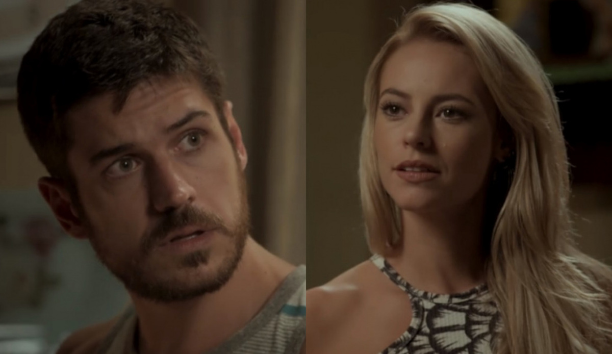 Zeca (Marco Pigossi) e Jeiza (Paolla Oliveira) de A Força do Querer