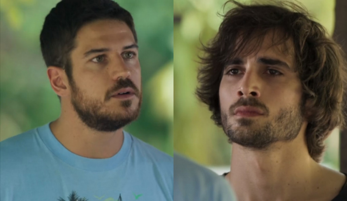Zeca (Marco Pigossi) e Ruy (Fiuk) de A Força do Querer