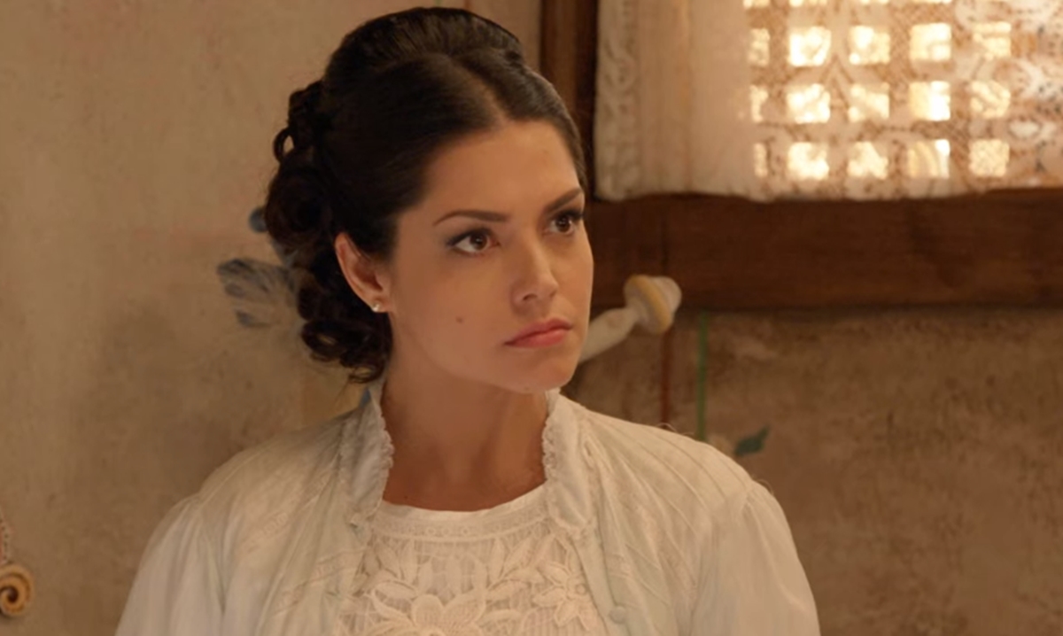 Thais Fersoza como Maria Isabel em cena de Escrava Mãe (Reprodução: Record TV)