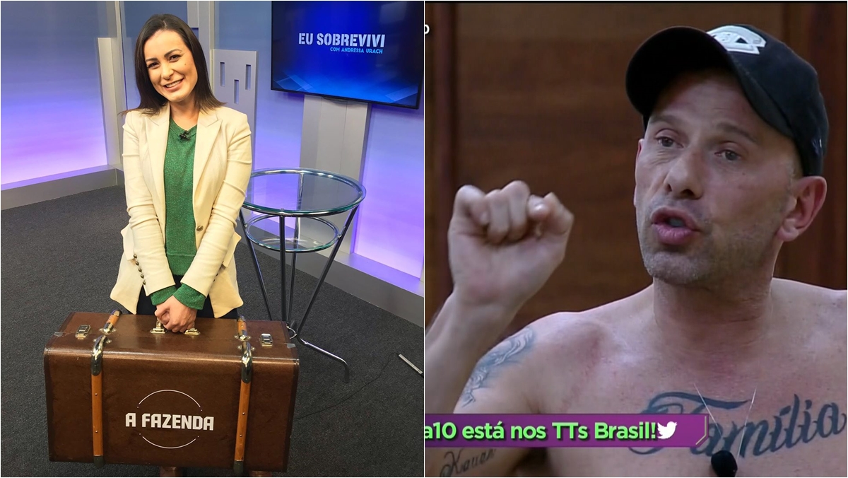 Rafael Ilha confronta Andressa Urach no Instagram (Foto/Montagem)