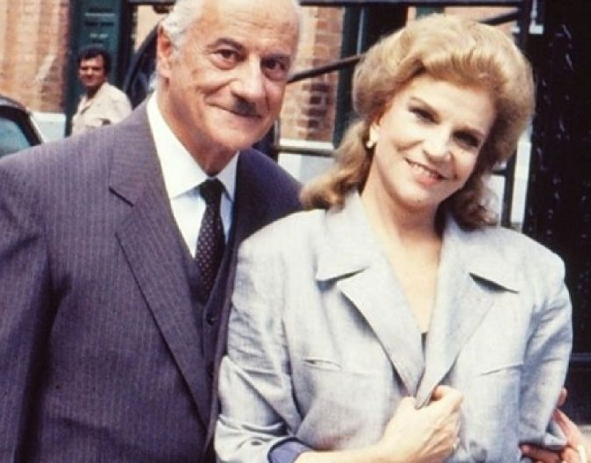 Aparício (Paulo Autran) e Rebeca (Tônia Carrero) em Sassaricando