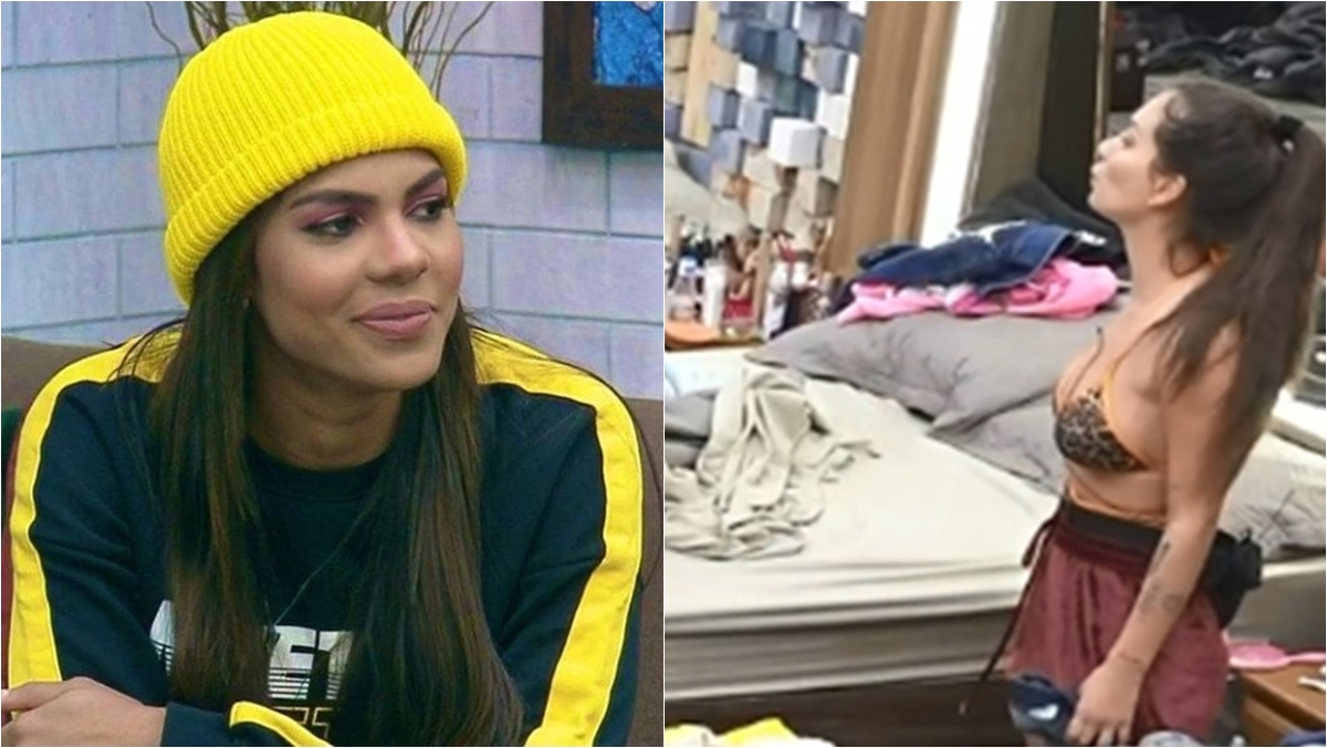 Stéfany Bays se irrita com Tays Reis (Reprodução: PlayPlus)