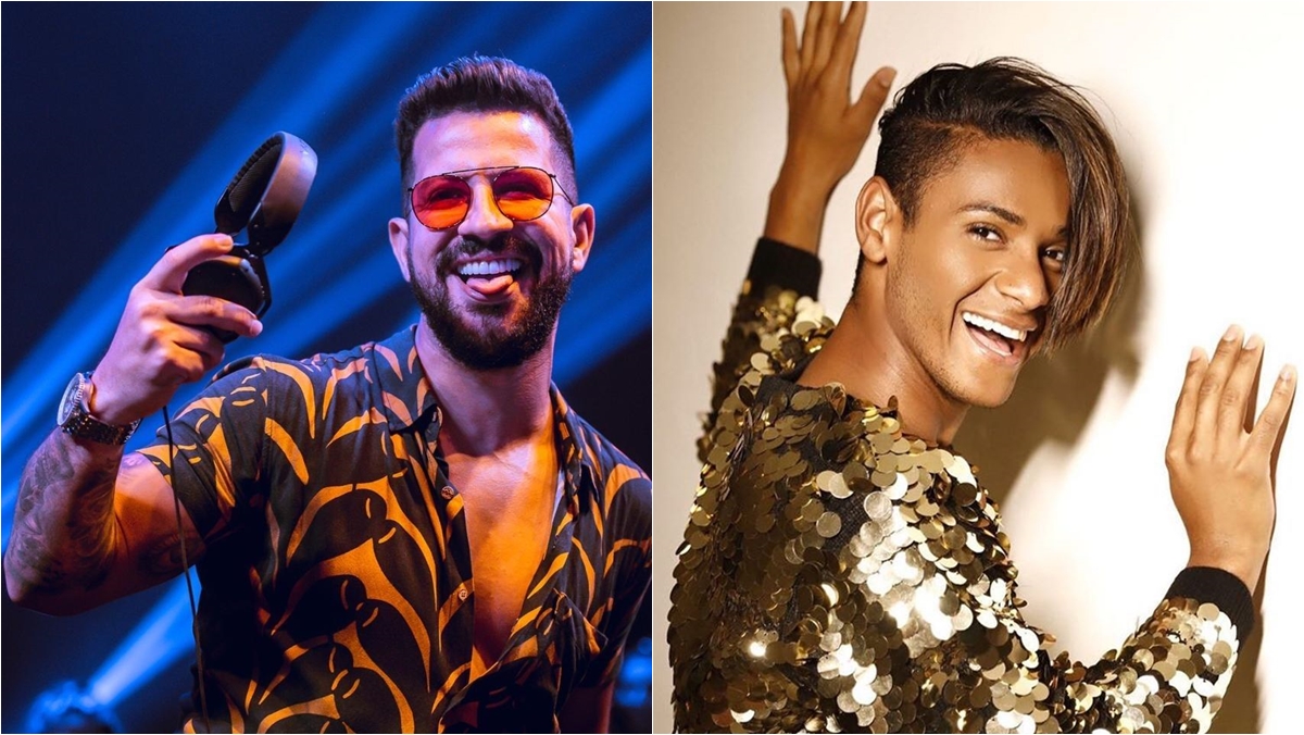 Dennis DJ e Ney Lima participam de festa em A Fazenda 12 (Foto/Montagem)