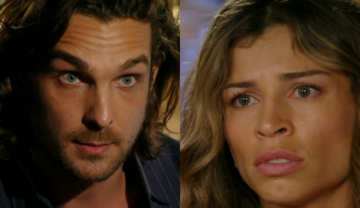Alberto (Igor Rickli) e Ester (Grazi Massafera) de Flor do Caribe