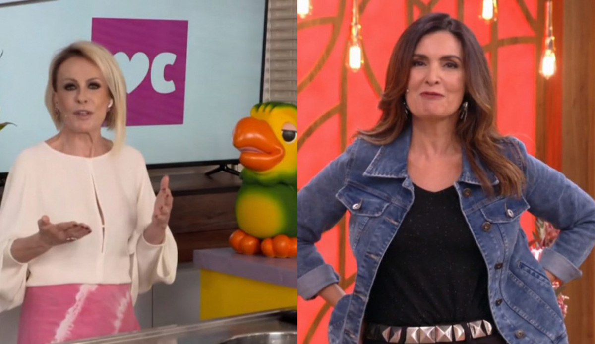 Ana Maria Braga e Fátima Bernardes no Encontro