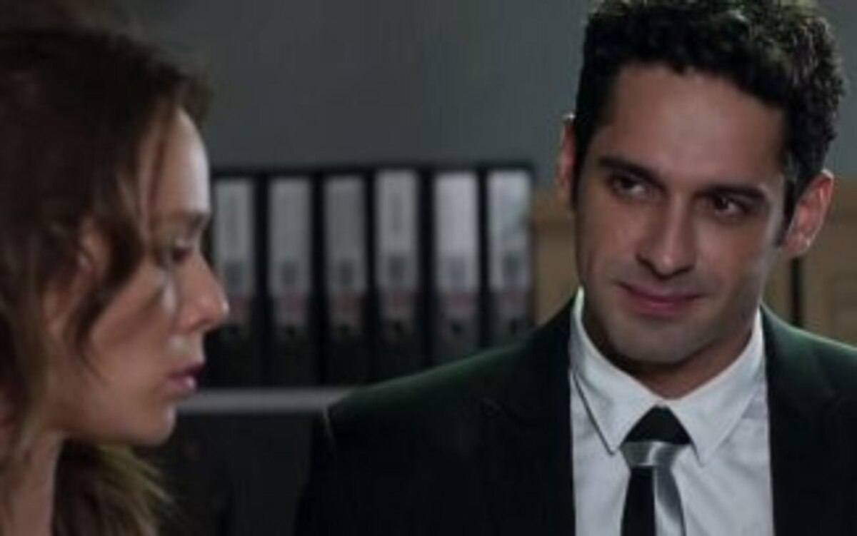 Beto (João Baldasserini) e Tancinha (Mariana Ximenes) de Haja Coração