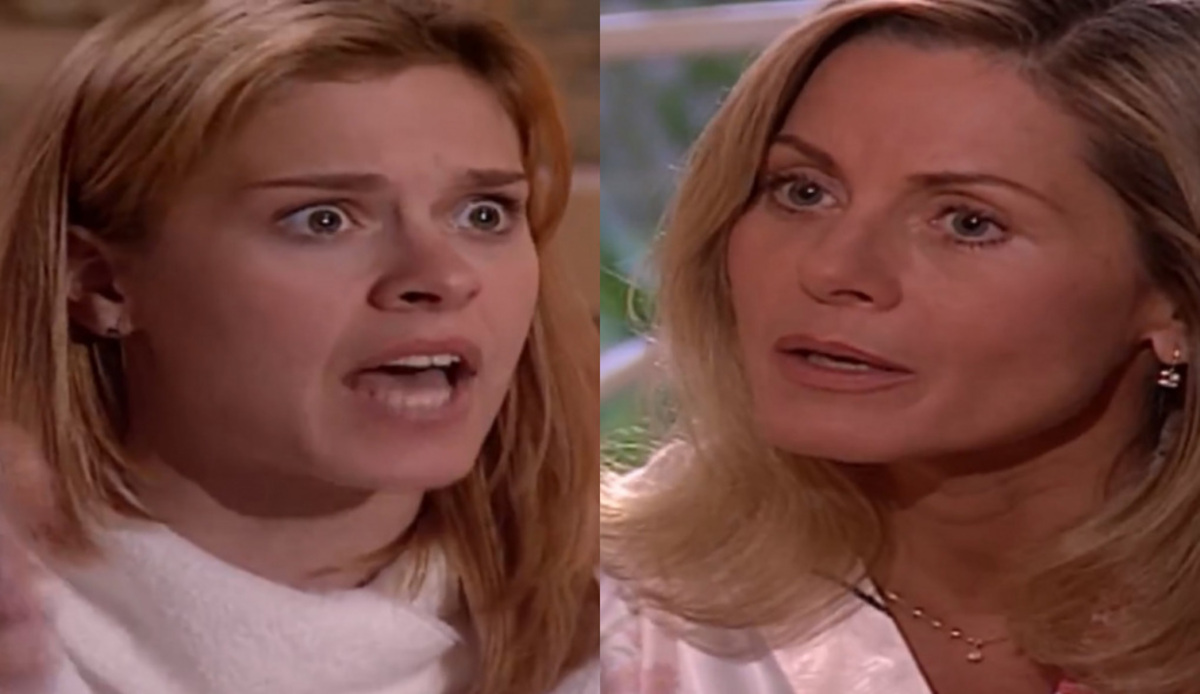 Camila (Carolina Dieckmann) e Helena (Vera Fischer) de Laços de Família