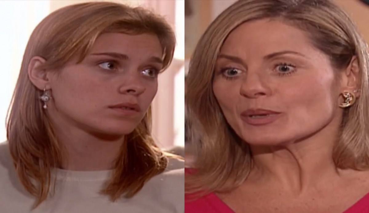 Camila (Carolina Dieckmann) e Helena (Vera Fischer) de Laços de Família