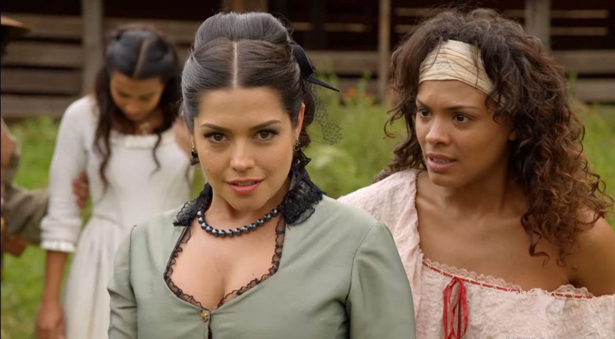 Esméria enfrenta Maria Isabel (Reprodução: Record TV)