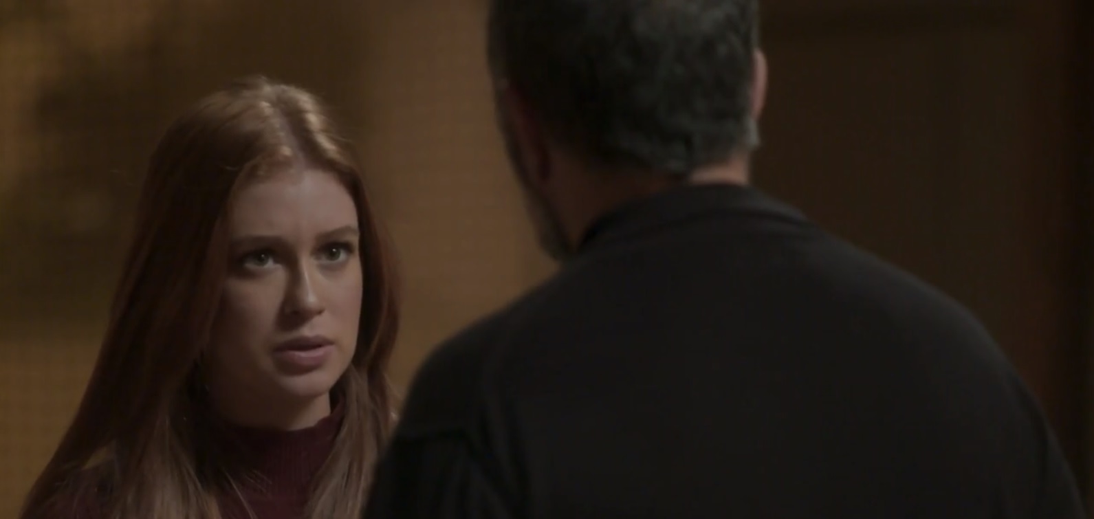 Eliza (Marina Ruy Barbosa) e Germano (Humberto Martins) de Totalmente Demais