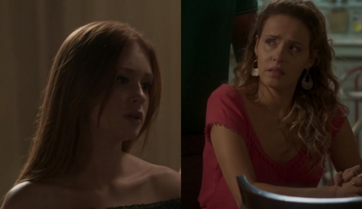 Eliza (Marina Ruy Barbosa) e Gilda (Leona Cavalli) de Totalmente Demais