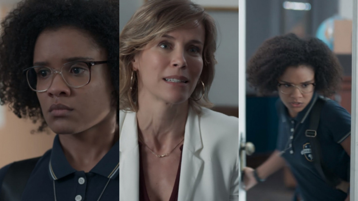 Ellen (Heslaine Vieira) e Malu (Daniela Galli) de Malhação - Viva a Diferença