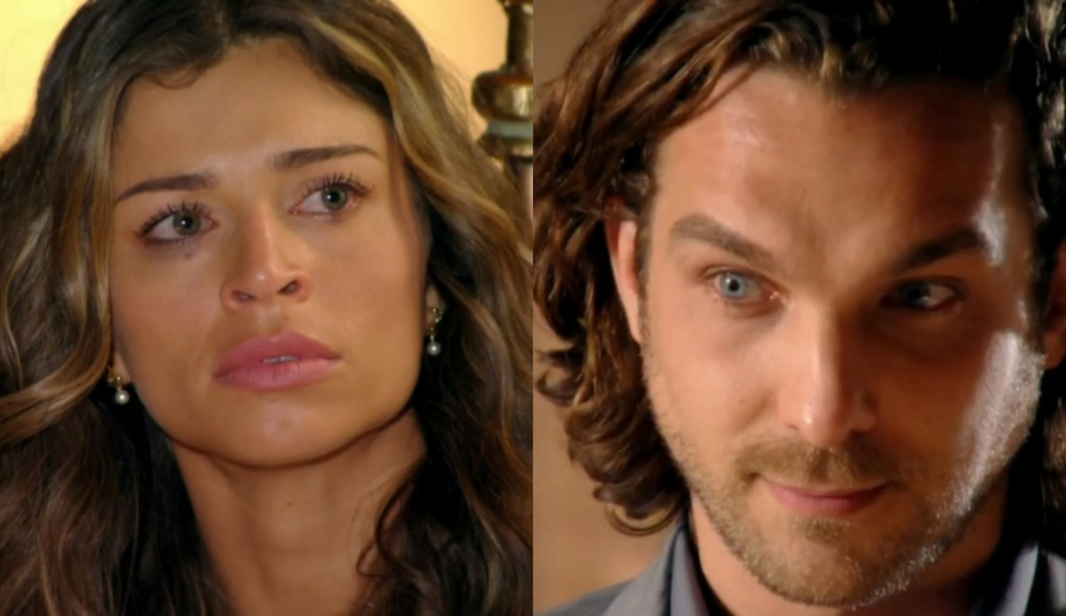Ester (Grazi Massafera) e Alberto (Igor Rickli) de Flor do Caribe