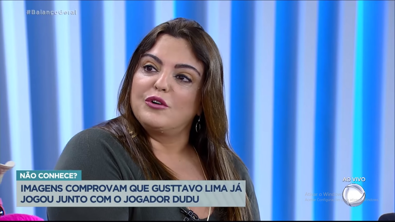 Fabíola Reipert no quadro A Hora da Venenosa, do Balanço Geral SP
