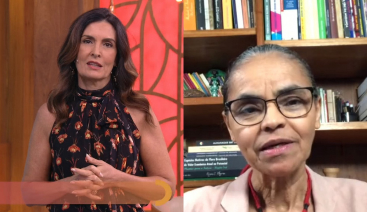 Fátima Bernardes no Encontro e Marina Silva