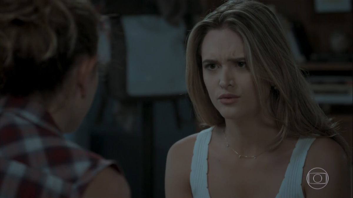 Ivana (Carol Duarte) e Simone (Juliana Paiva) em A Força do Querer