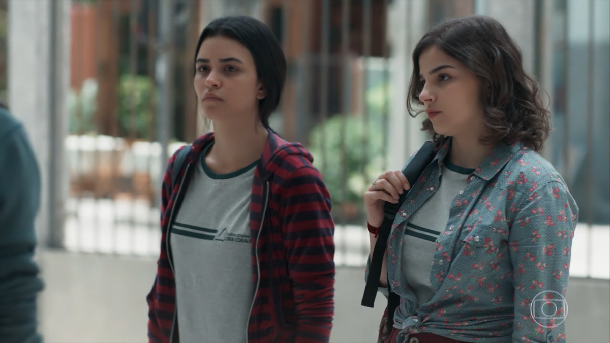 K1 (Talita Younan) e Keyla (Gabriela Medvedovski) em Malhação