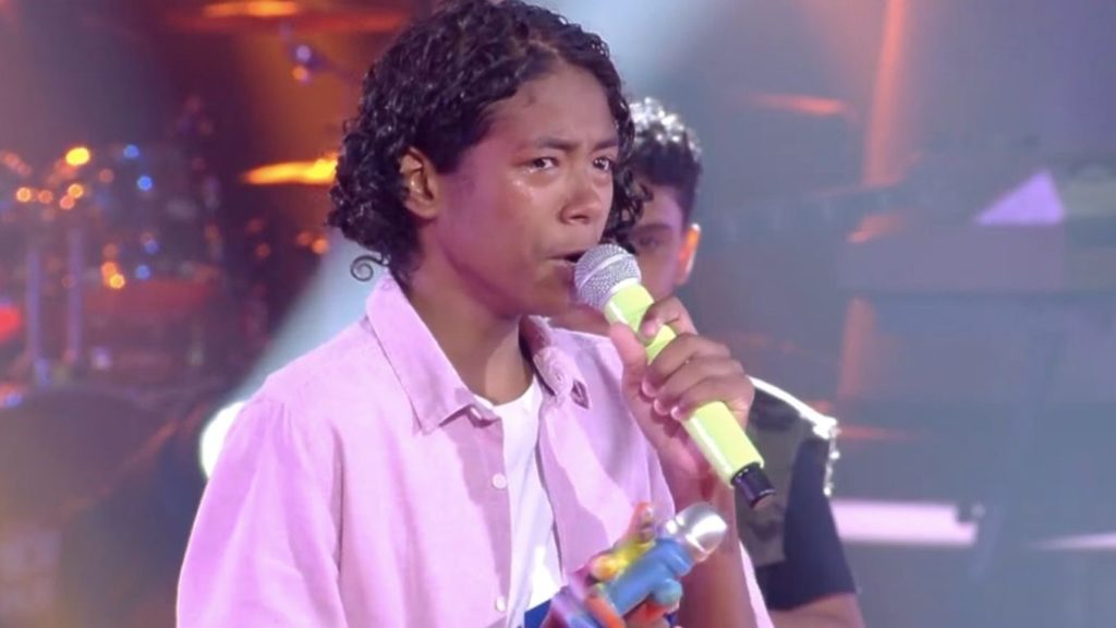 Kauê Penna no The Voice Kids