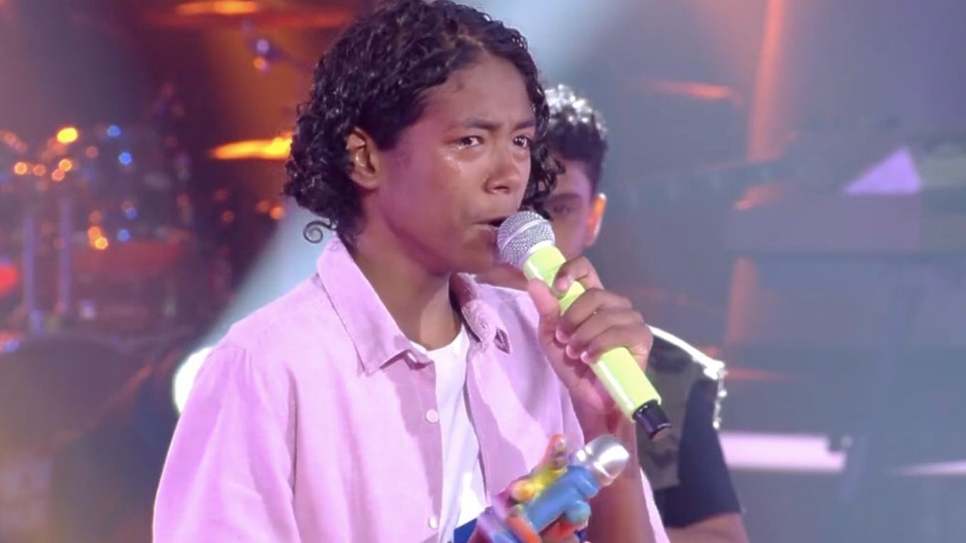 Kauê Penna no The Voice Kids