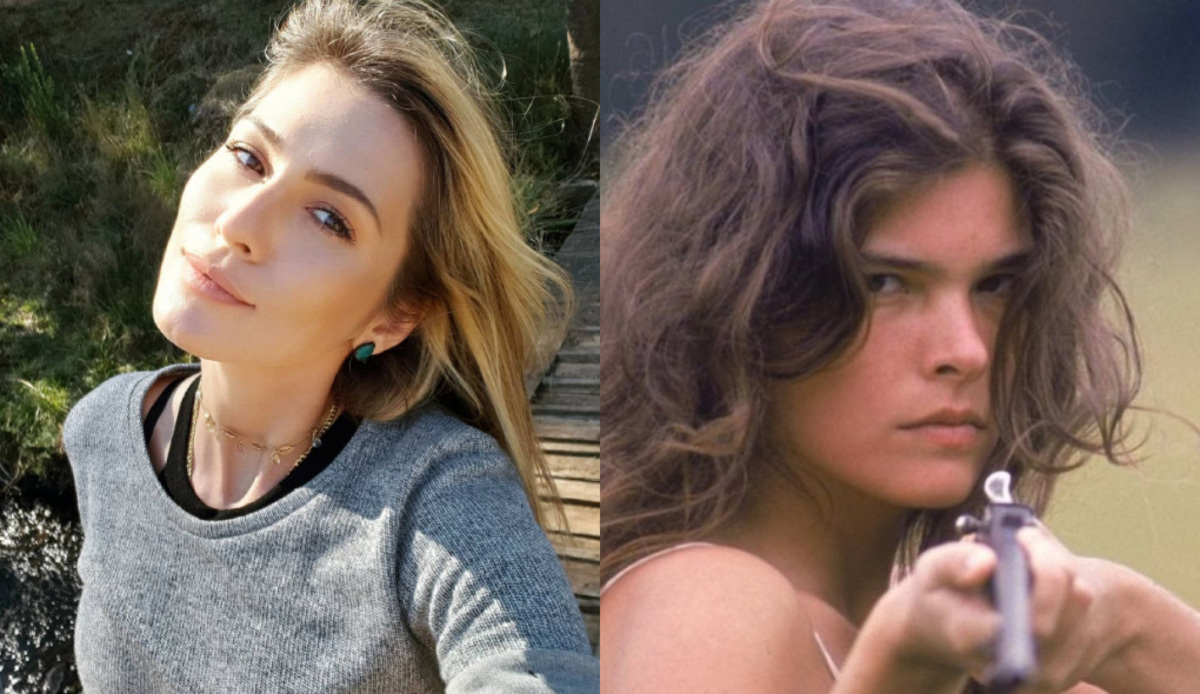 Lívia Andrade e Cristina Oliveira na época que viveu a Juma de Pantanal