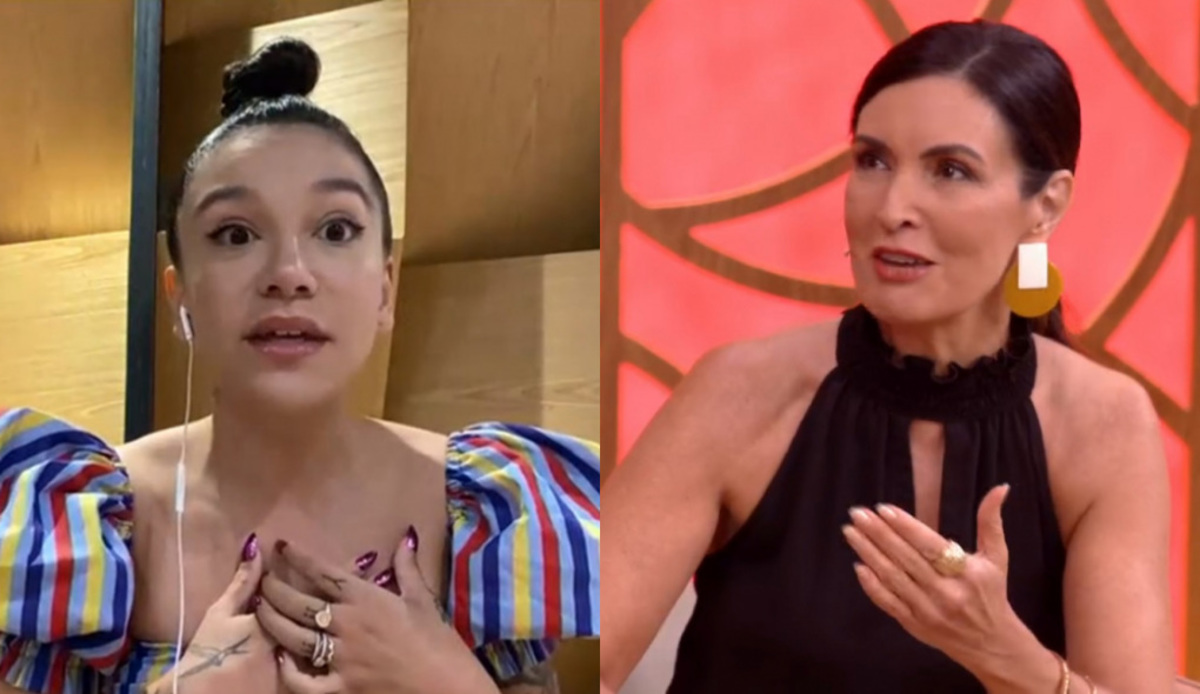 Priscilla Alcantara e Fátima Bernardes no Encontro