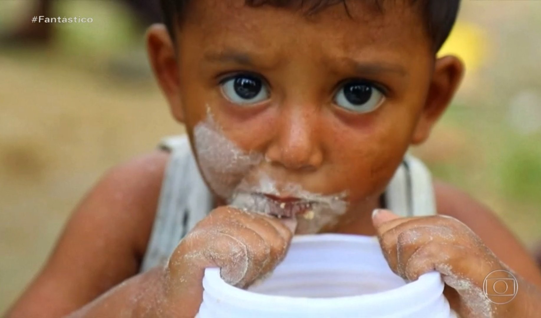 Reportagem do Fantástico sobre a fome