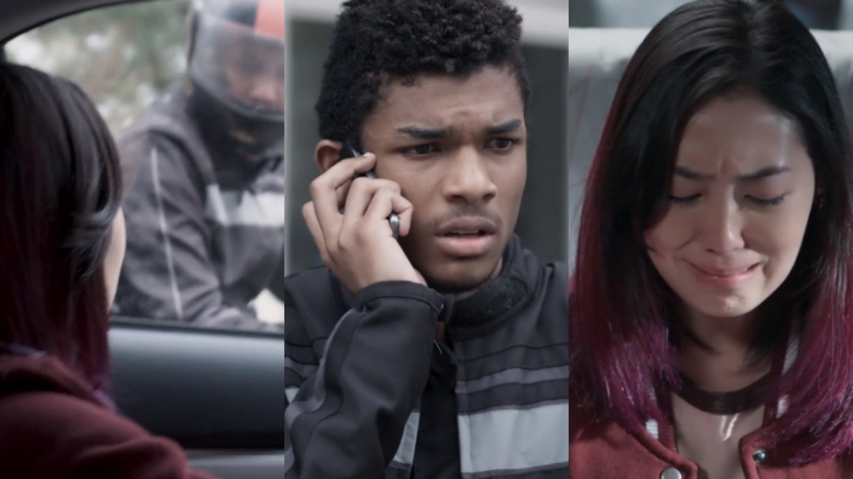 Tina (Ana Hikari) e Anderson (Juan Paiva) de Malhação - Viva a Diferença