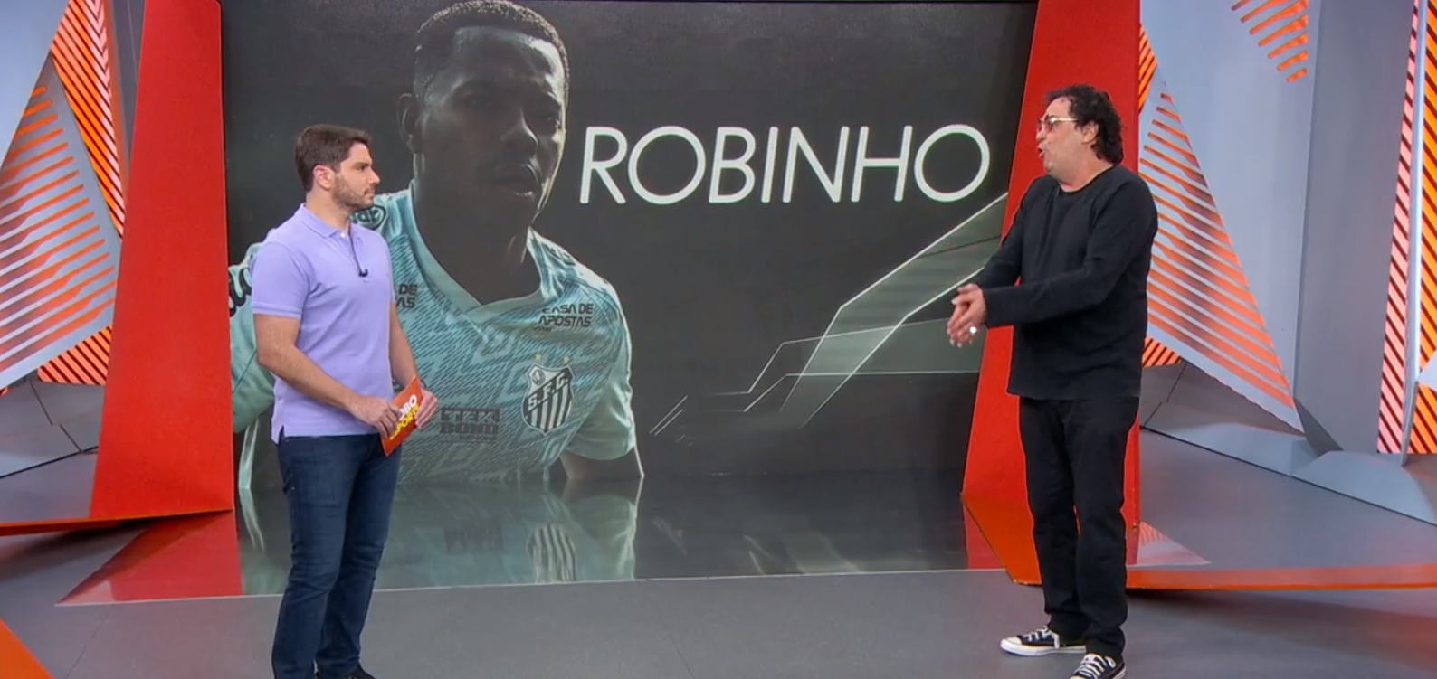 Walter Casagrande falou sobre Robinho no Globo Esporte