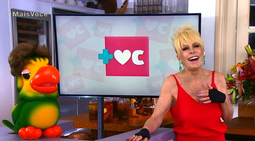 Ana Maria Braga e Louro José no Mais Você (Reprodução / Globo)