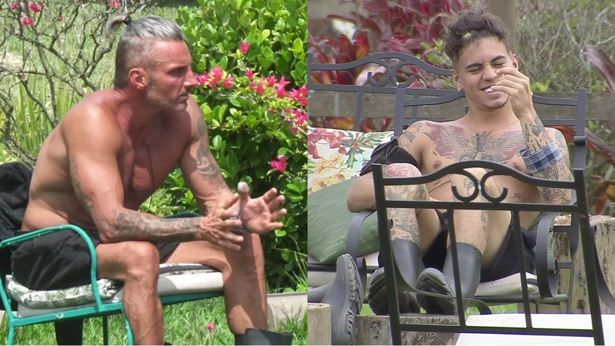 Juliano e Biel conversam sobre votos (Reprodução: PlayPus)