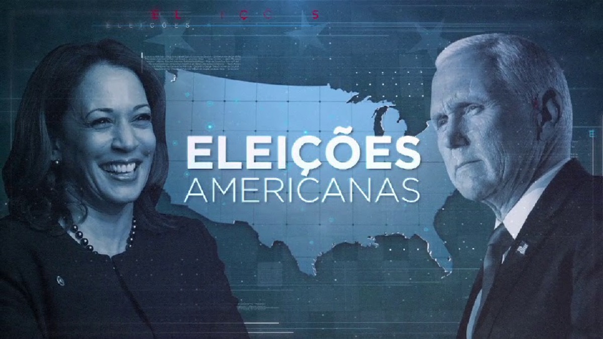 BandNews TV mostra debate entre Kamala Harris e Mike Pence