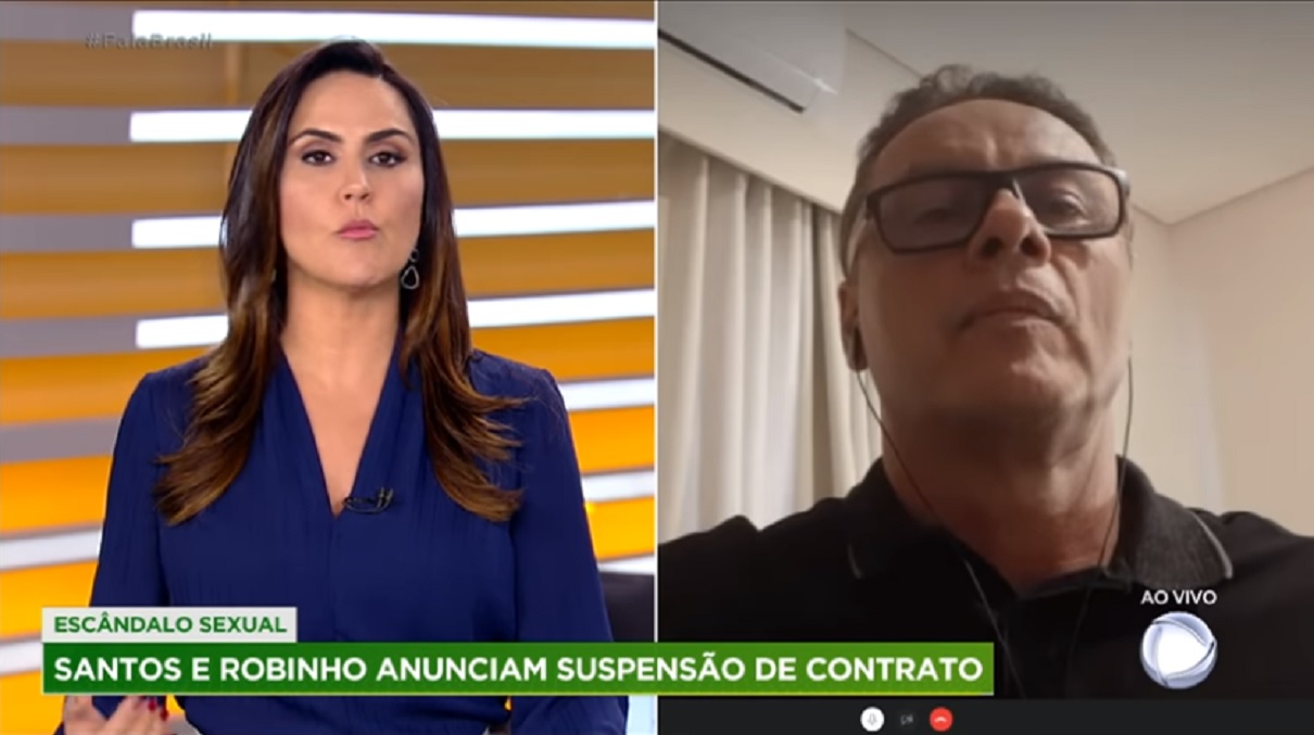 Carla Cecato e Cosme Rímoli, no Fala Brasil, da Record