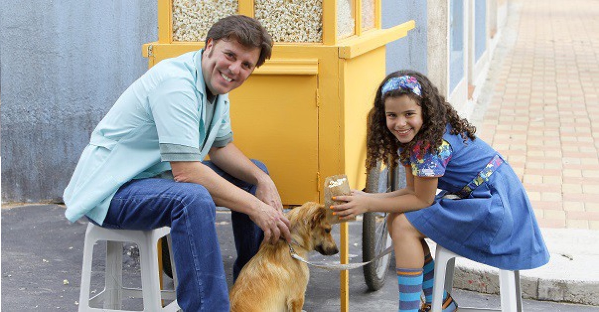 Ernando Tiago e Gabriella Saraivah como Cícero e Tati em Chiquititas (Divulgação / SBT)