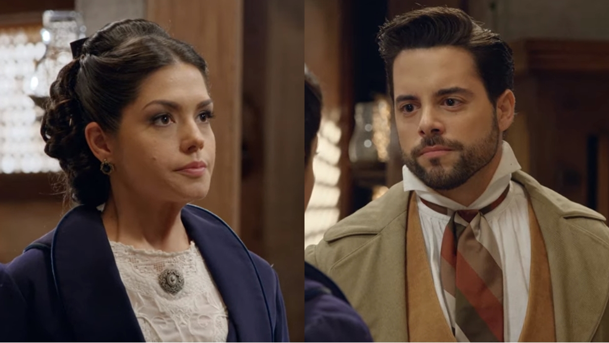 Maria Isabel enfrenta a fúria de Miguel (Reprodução: Record TV)