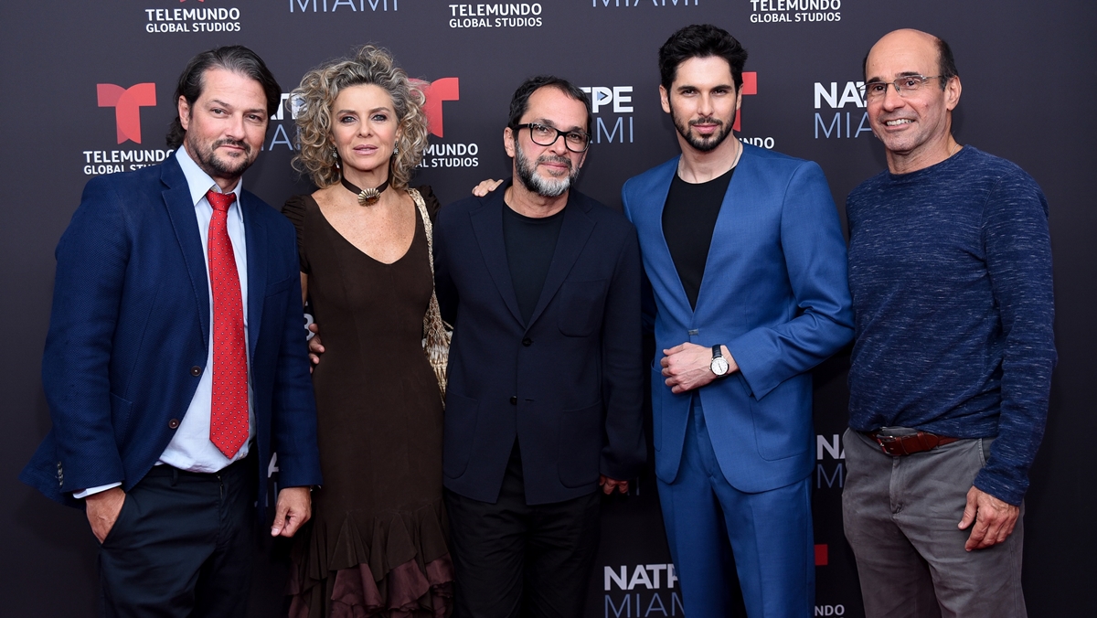 Marcelo Serrado, Margarita Rosa de Francisco, José Luiz Villamarim, Jason Day e George Moura (Foto/Jonatan Estevez)